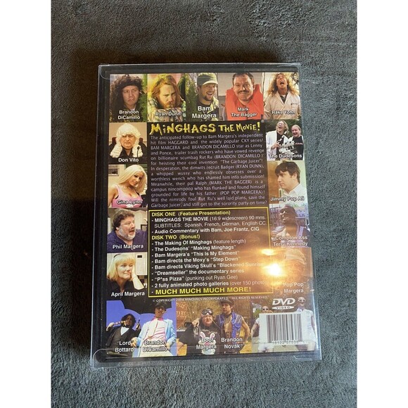 SIGNED Bam Margera's "MINGHAGS THE MOVIE!" WITH POSTER AND STICKERS - Picture 4 of 10